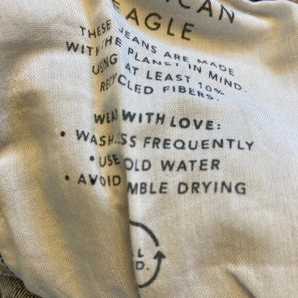 107 American Eagle Next Level Stretch Jeans, Size 12 Short, EUC - Picture 5 of 14